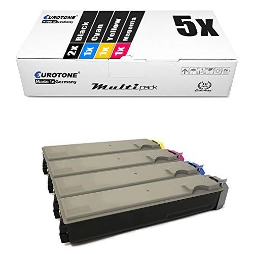 Eurotone 5x Toner Cartridge Compatible with Kyocera TK510 Multi Color