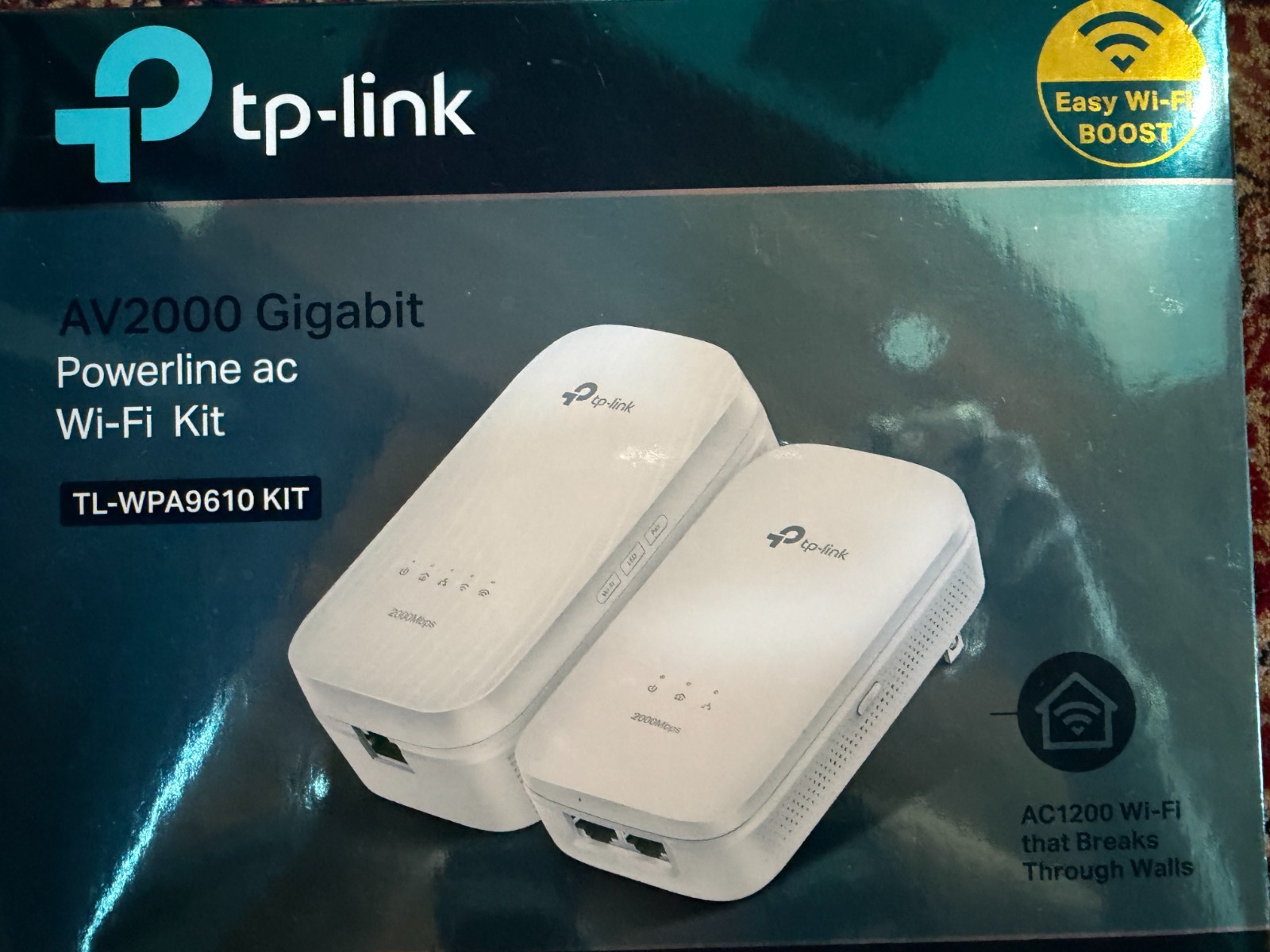 TP-Link TL-WPA9610 KIT AV2000 GB Powerline AC Wi-Fi Kit