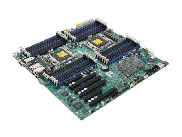 Supermicro X9DRI-LN4F+ LGA 2011/R DDR3 SATA3 Intel C602 EATX USB Motherboard