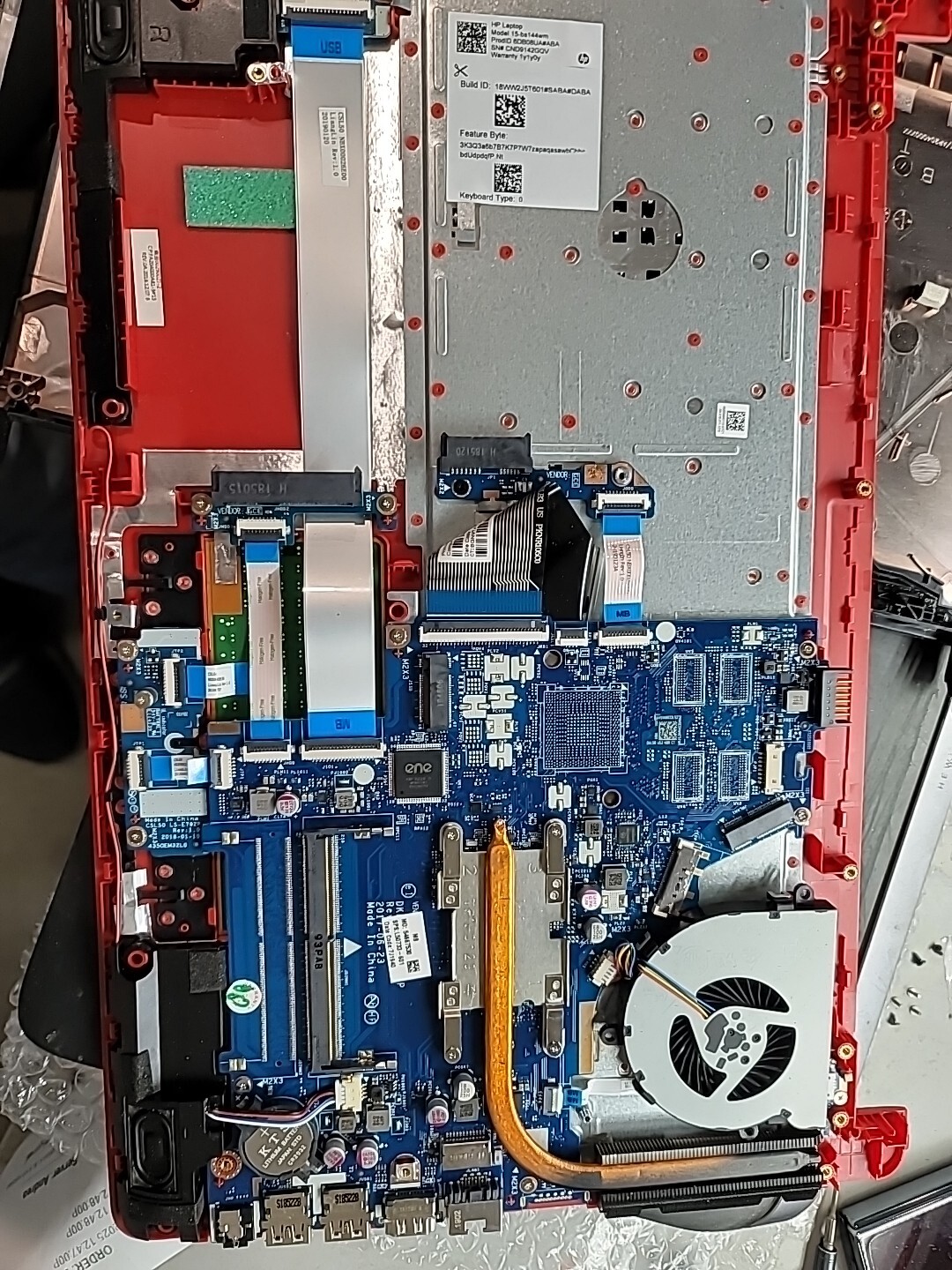 hp 15-bs144wm motherboard and keyboard