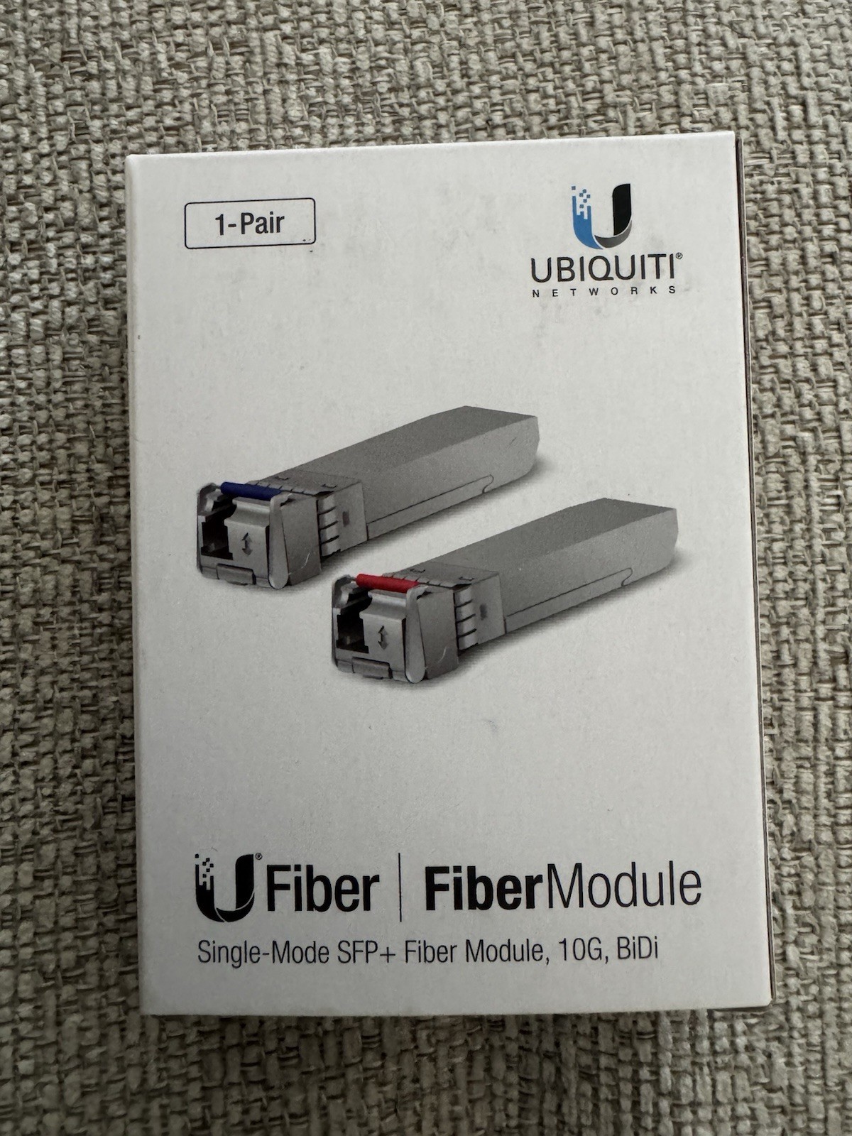 Ubiquiti Networks UFiber UF-SM-10G-S 10G SFP+ BiDi Single-Mode LC Module