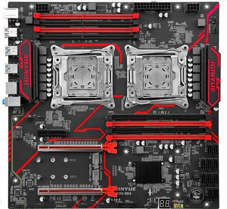 X99-9D4 Motherboard LGA 2011-3 DDR4 256GB M.2 NVME SATA3.0 for Xeon E5 V3 V4