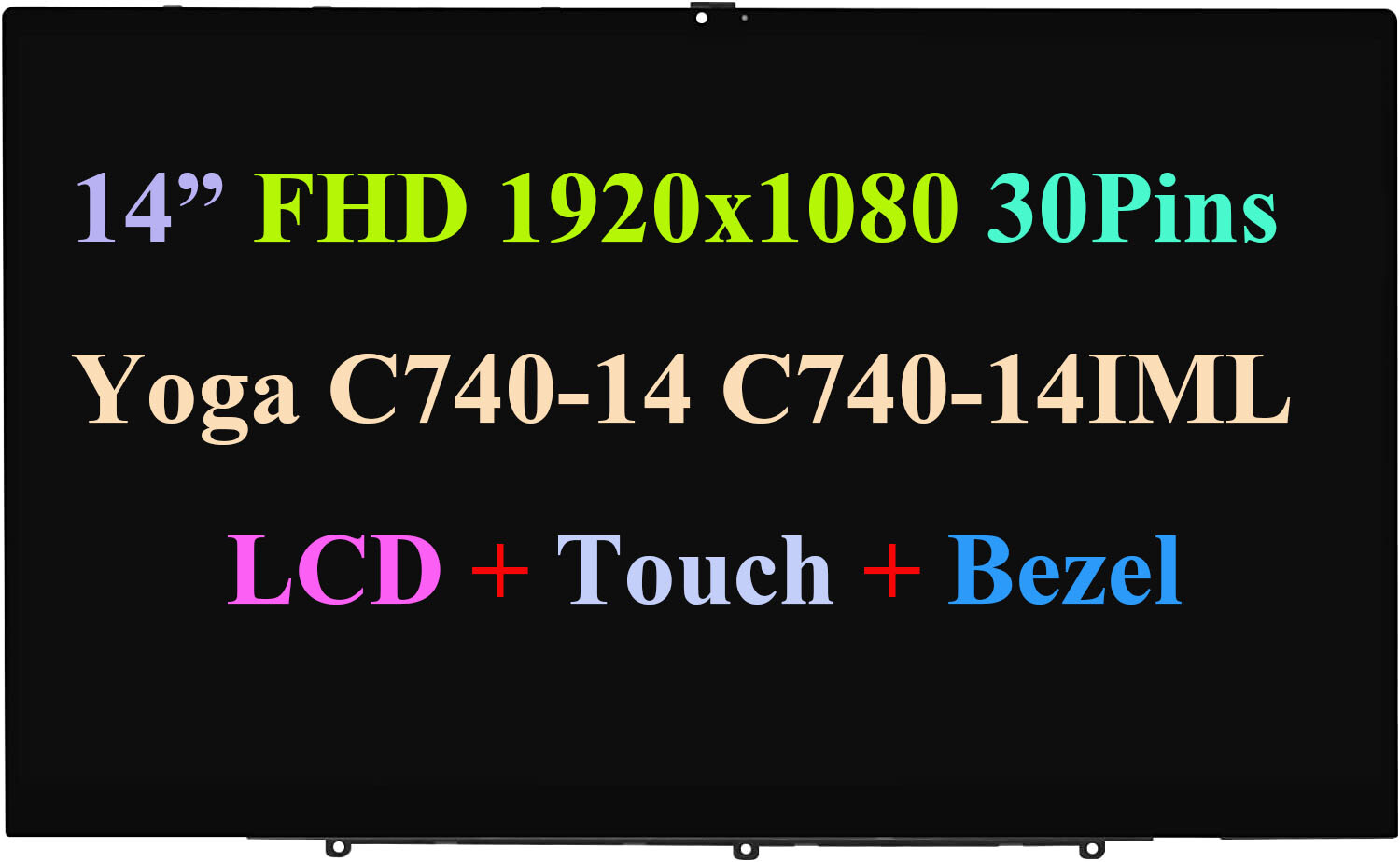 5D10T77942 NV140FHM-N65 V8.0 LENOVO LCD 14.0 FHD TOUCH for Yoga C740-14IML