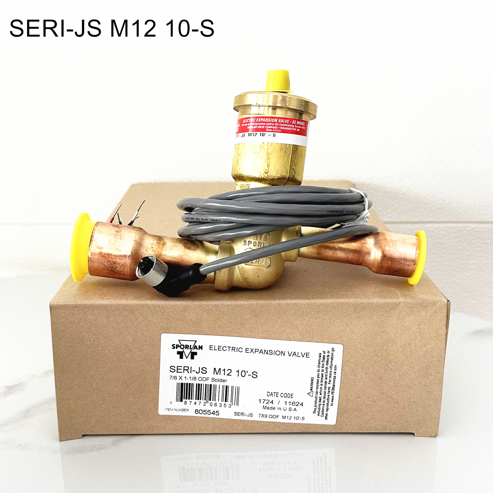 1pcs NEW SPORLAN Electronic Expansion Valve SERI-JS M12 10-S fedex or DHL
