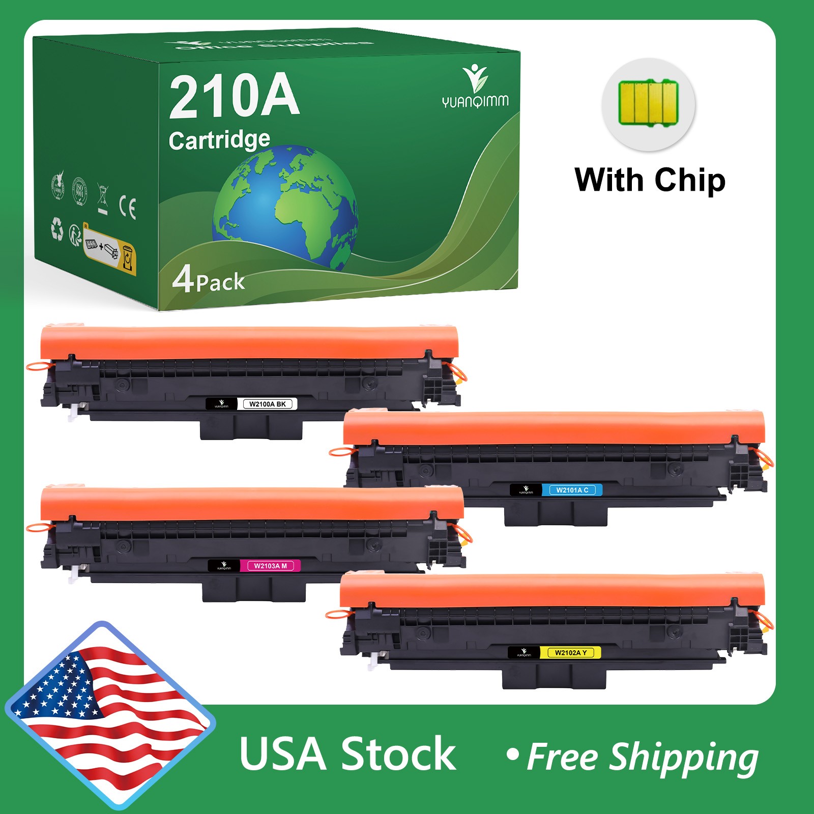 W2100X 210X W2100A 210A Toner for HP Color LaserJet Pro 4201dn/dw MFP4301fdn/fdw