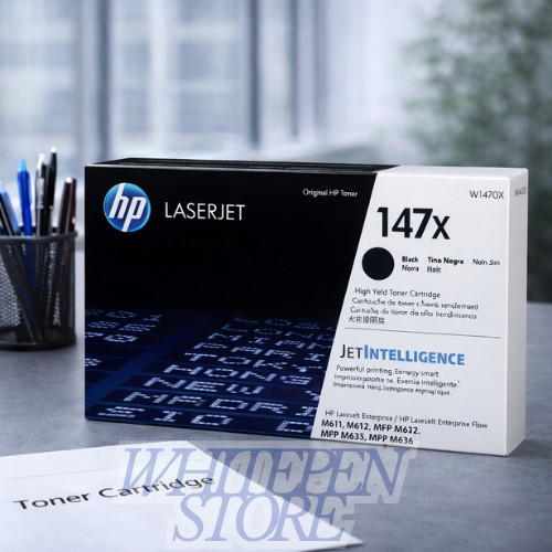 HP 147X (W1470X) High Capacity Black Toner Cartridge - M611, M612, MFP M634
