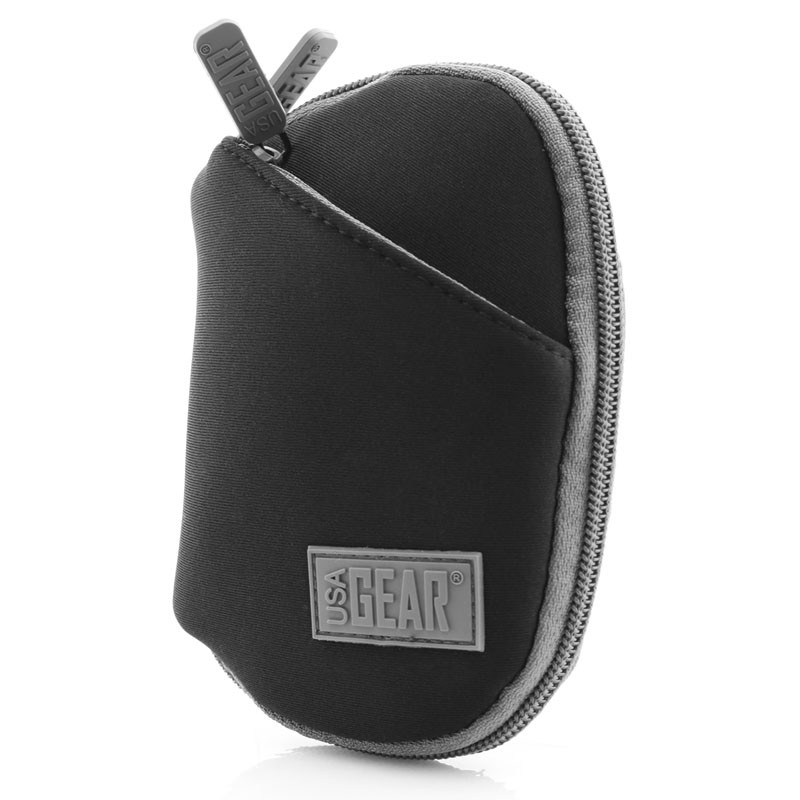 Small Multi-Purpose Travel Pouch with Zipper & Storage Pockets + Cleaning Cloth