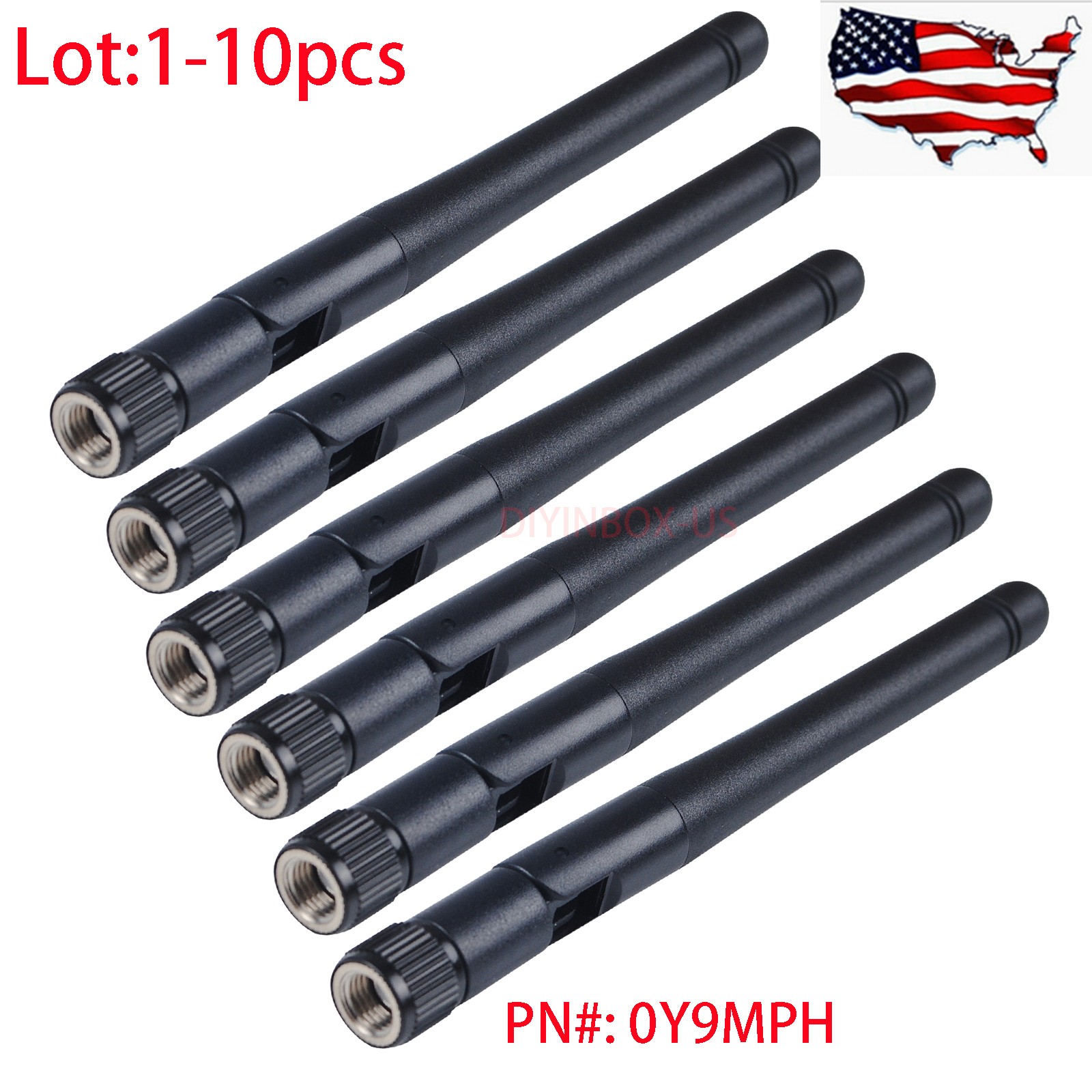 Lot Dell DP/N 0Y9MPH 0TFMDF Aerial Antenna SMA for Dell 7050 7060 Micro Mini PC
