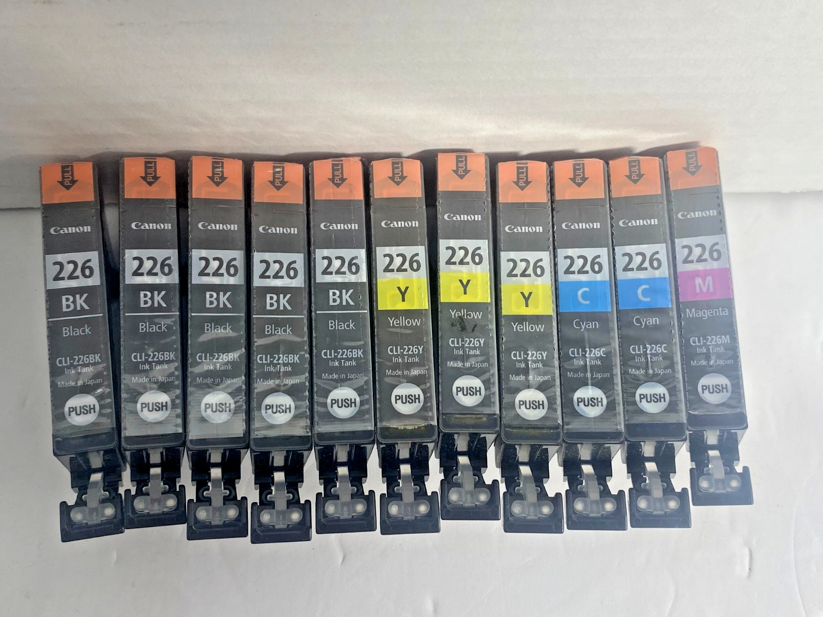 11 Lot Genuine Canon CLI-226 OEM Ink Cartridges BK C M Y New Open Box PIXMA