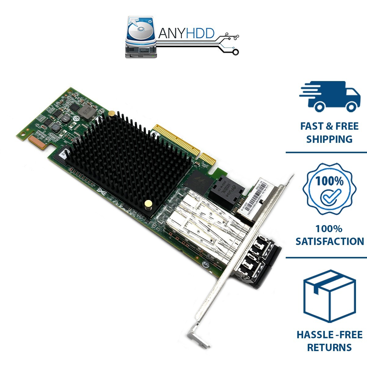Emulex Corp P006931 4-Port PCIe (2x 10Gb FCoE, 2x 1GbE RJ45) Ethernet Adapter