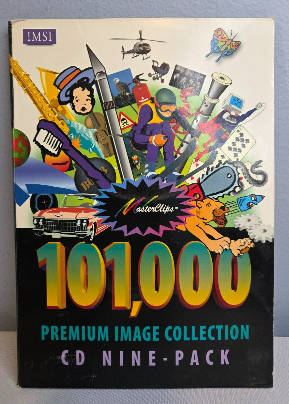 IMSI Master Clips 101,000 Premium Image Collection Fonts Art 9 CD Pack