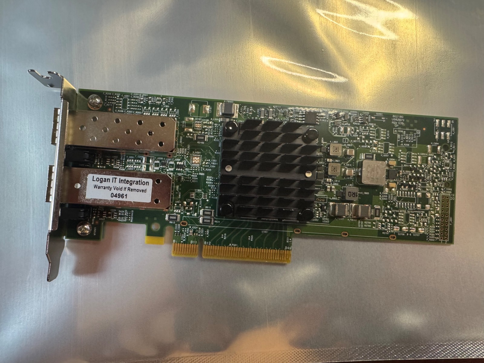 HPE Broadcom P26871-001 BCM 57414 10/25GB 2p SFP28 Fiber Card PN: P26264-001