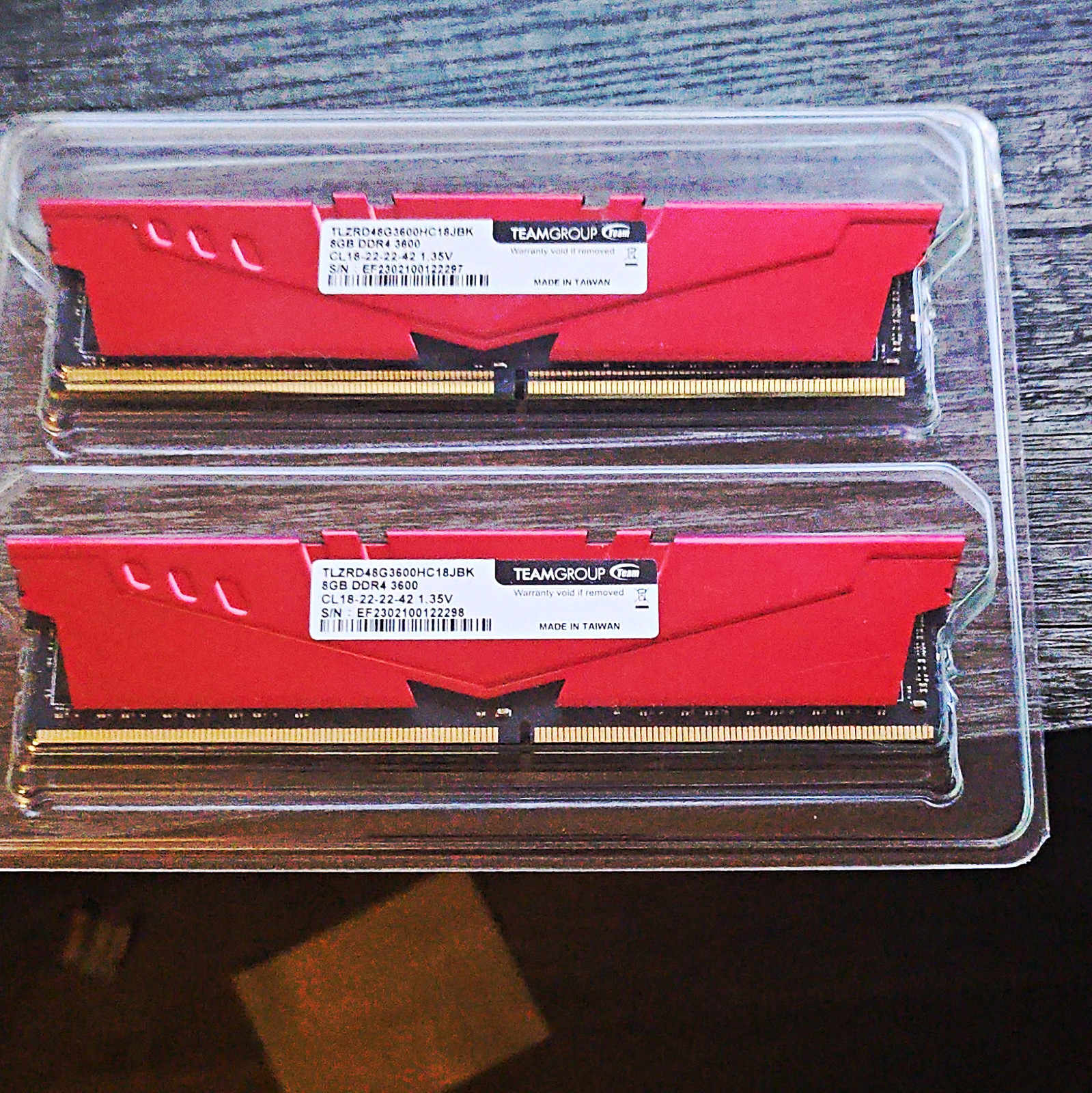 TEAMGROUP T-Force Vulcan Z 16GB (2x8GB) DDR4-3600 DIMM