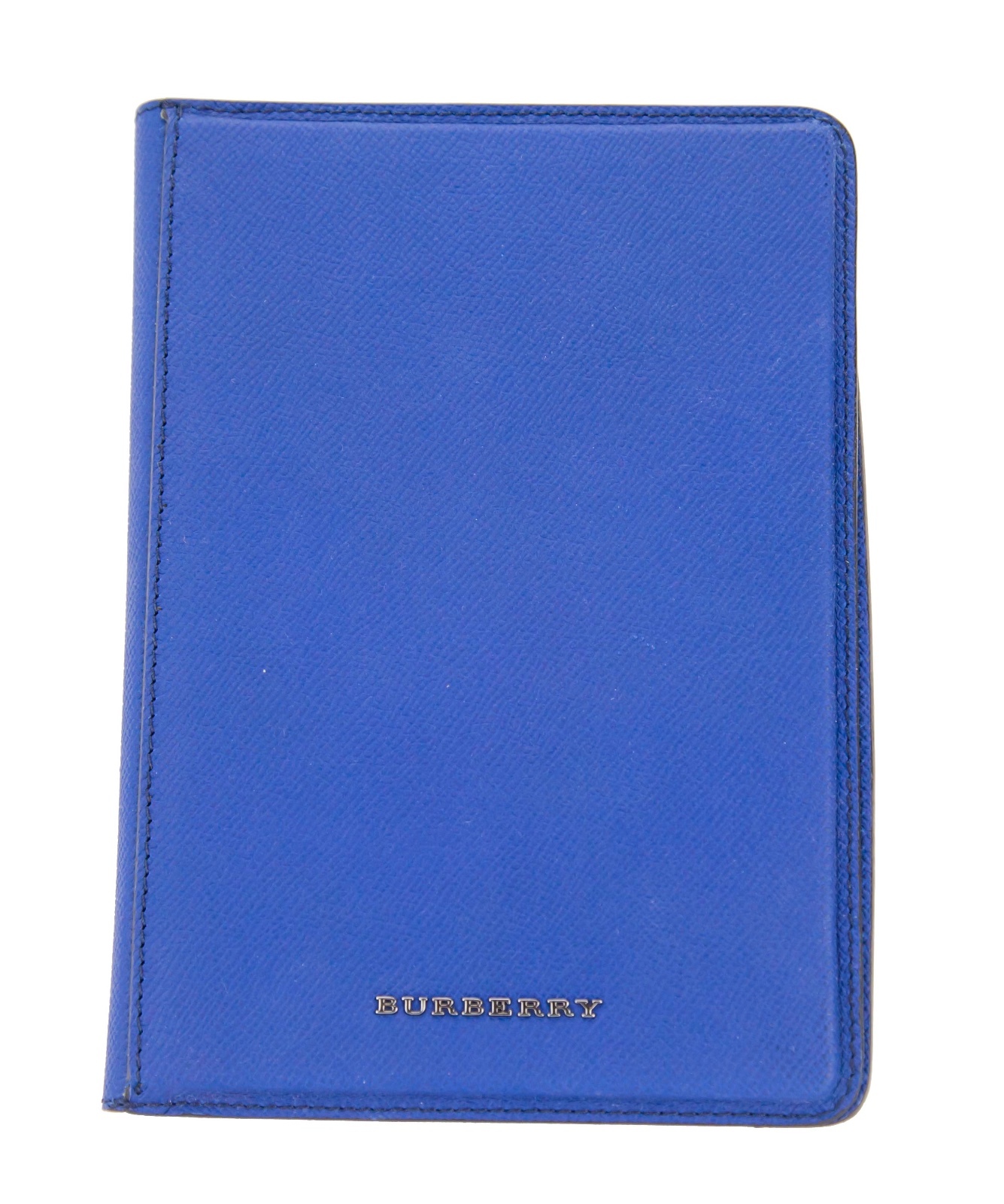BURBERRY MINICONISTON Sapphire Blue iPad Mini Cover Case 100% Leather MSRP 425$