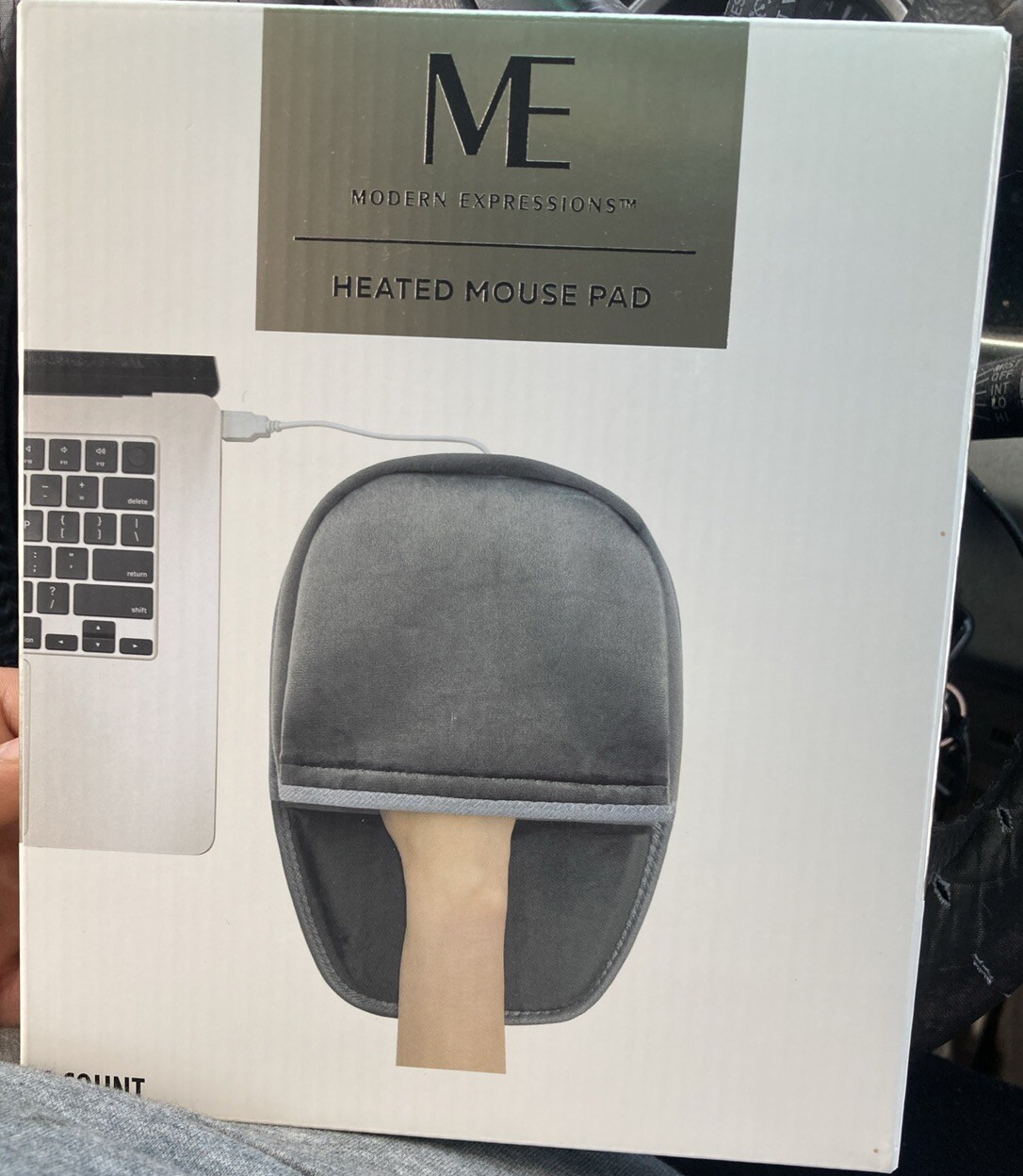 Heated Mouse Pad Hand Warmer -USB-Heating Comfortable Easy To Use (BRAND NEW)