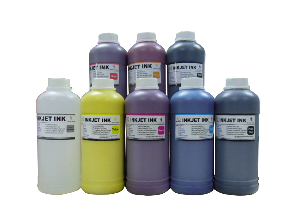 8x500ml ND® Pigment refill ink for SureColor P400 printer 324 cartridge