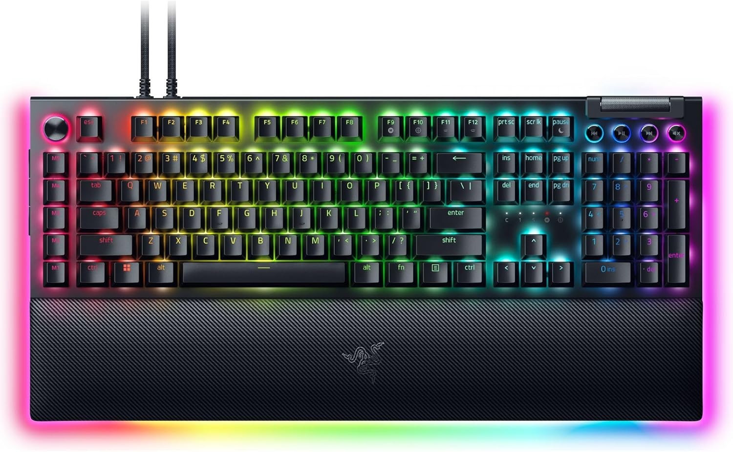 Razer BlackWidow V4 Pro Wired Mechanical Green Switch RGB Keyboard Very Good