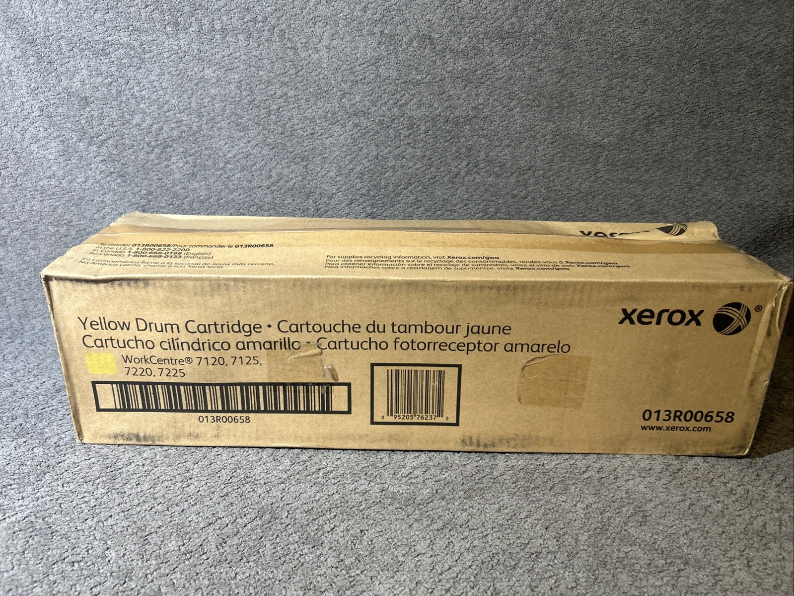 Xerox Yellow Drum Cartridge/013R00658 /7120/7125/7220/7225 Genuine 