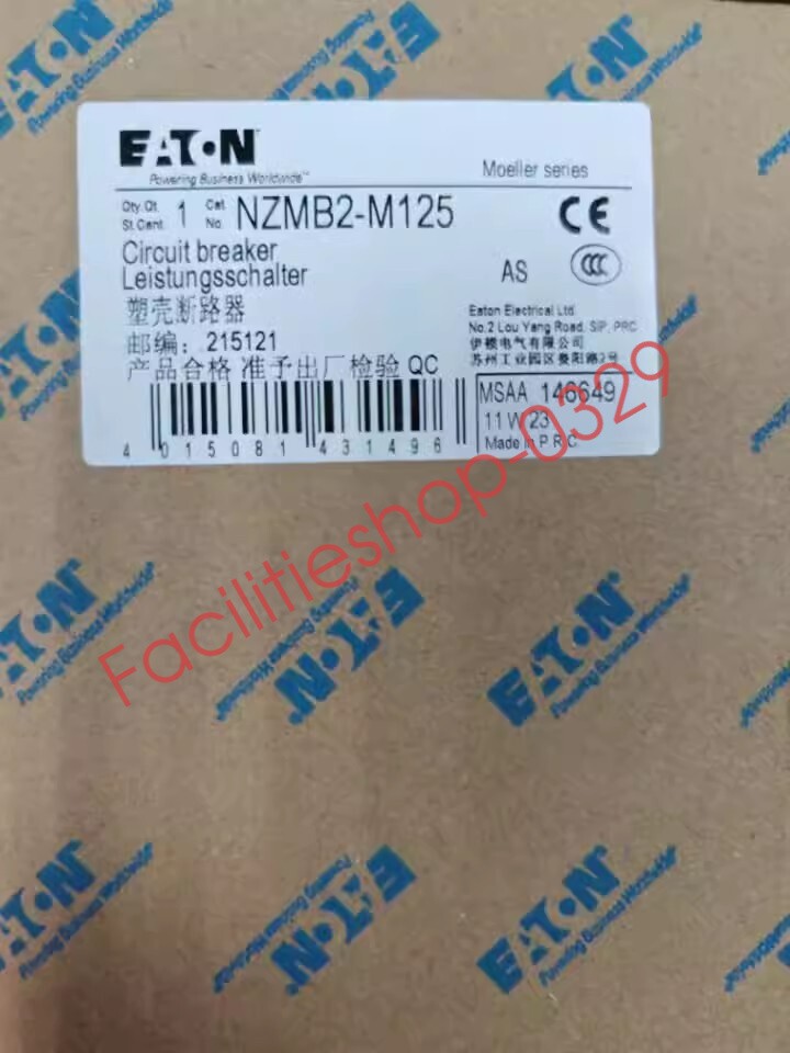 1pcs  NZMB2-M125  Plastic Shell Circuit Breaker DHL/FedEx