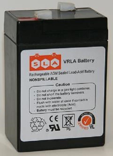 Replacement Battery for Mighty Max ML4-6 - 6 VOLT 4.5 AH SLA BATTERY