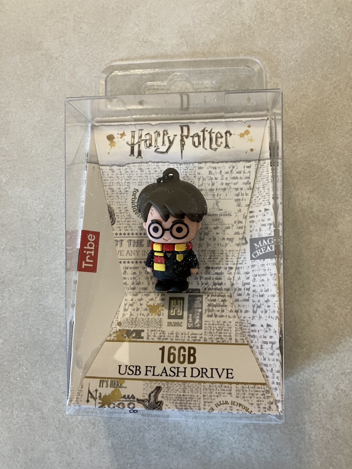 HARRY POTTER 16GB USB FLASH DRIVE STICK WIZARDING WORLD BY TRIBE NEW