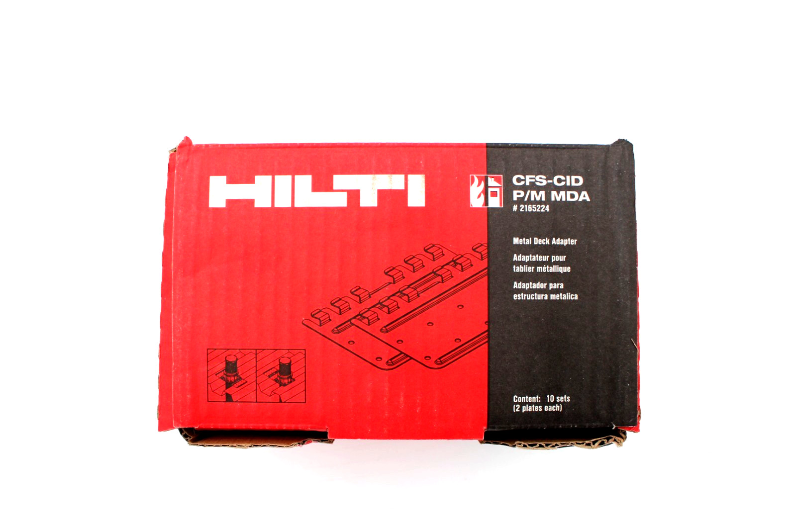 NEW Lot of 10 Pairs (20 pcs) Hilti CFS-CID P/M MDA #2165224 Metal Deck Adapter