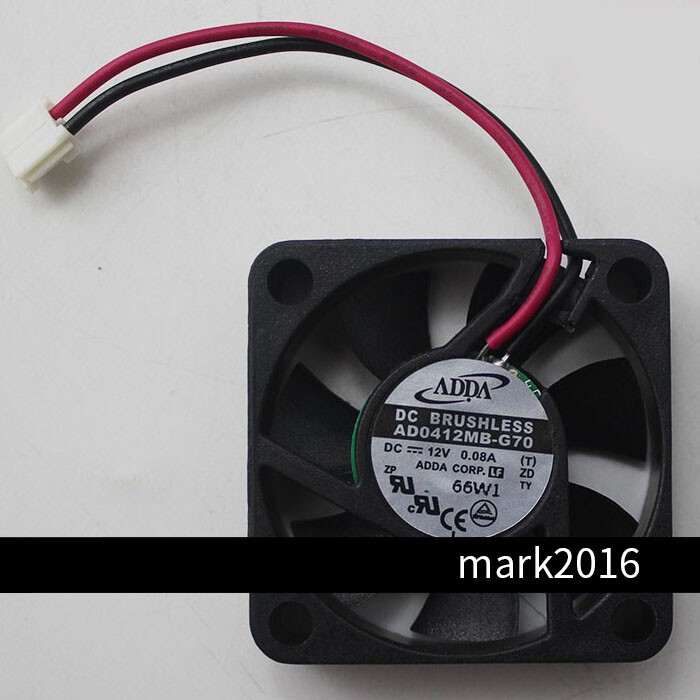 ADDA AD0412MB-G70 4cm 40mm 40*40*10mm 0.08A 12V DC 2pin cooling fan