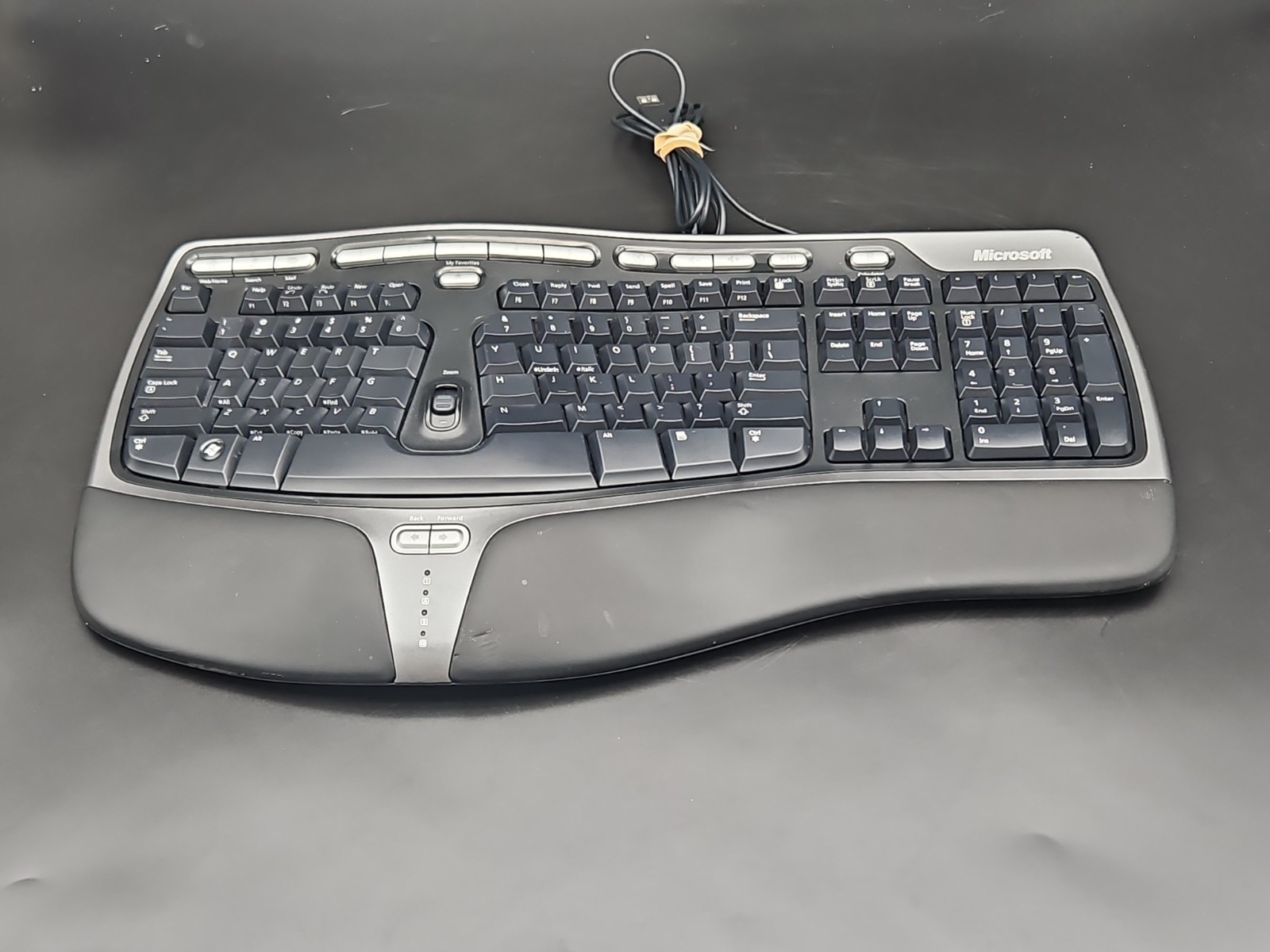 Microsoft Natural Ergonomic Keyboard 4000 V1.0 KU-0462, USB Wired, TESTED