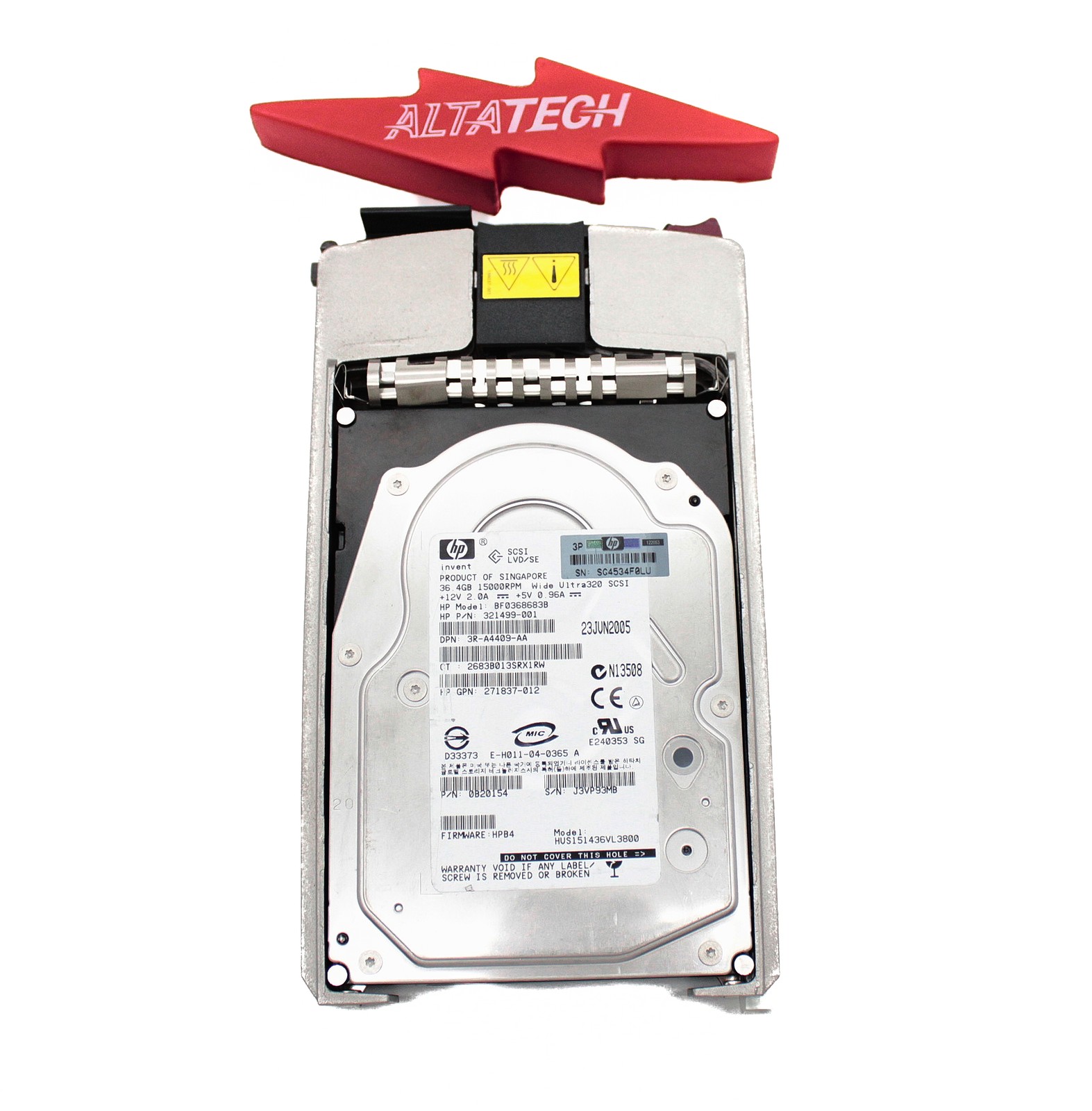 HP 289241-001 36GB 15K U320 SCSI HDD Hard Disc Drive