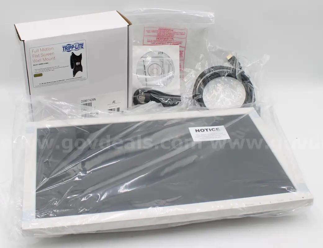 TRU-VU VM-21.5C-TLM 21.5" 1080p Medical-Grade Monitor WHITE VT-215DPN2