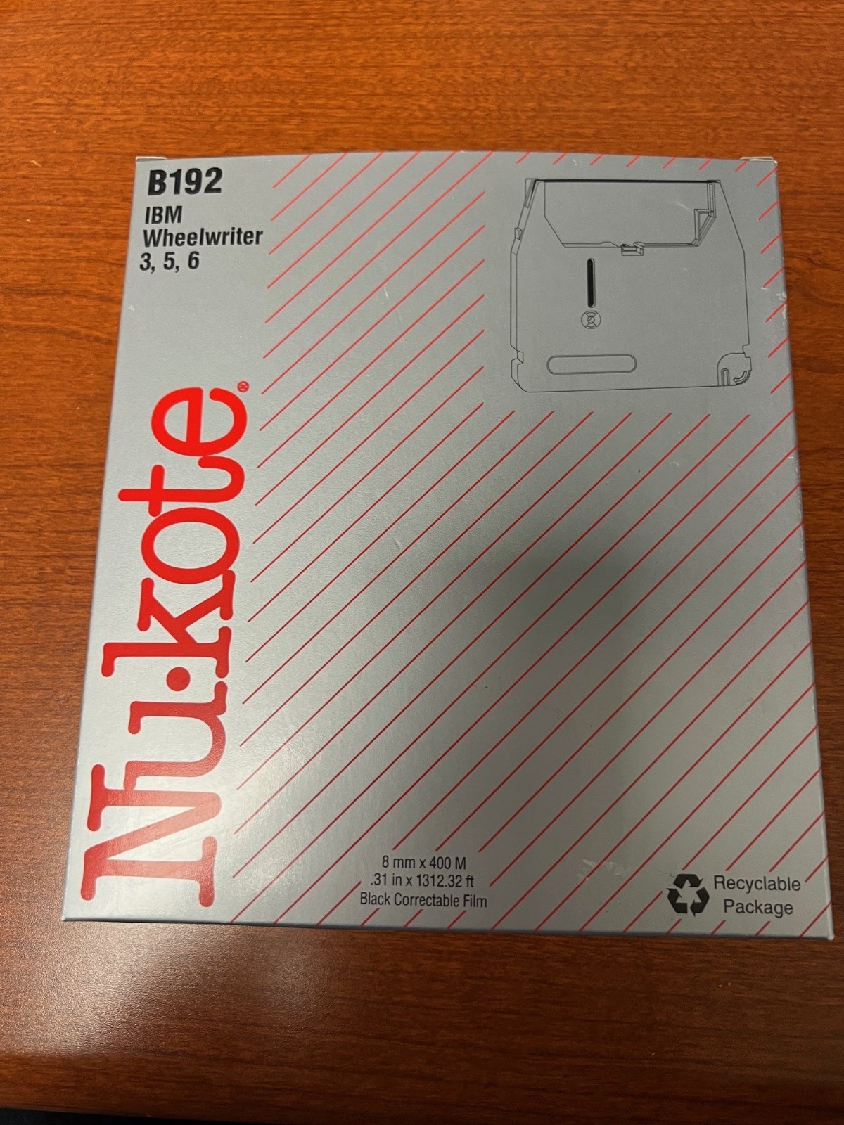 Nukote B192 - Replacement Ribbon for IBM Wheelwriter 3,5,6 New - #1337761