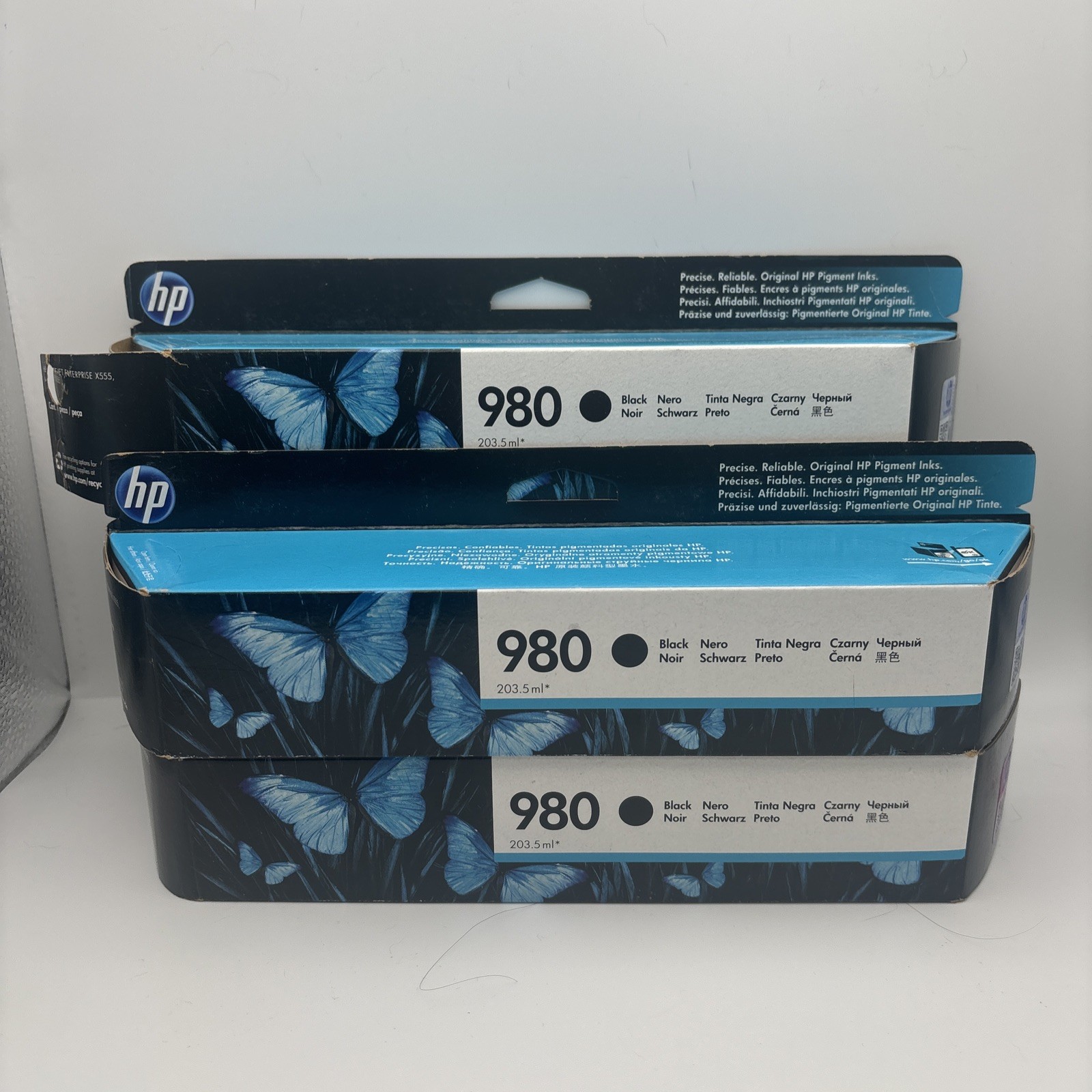 5x HP 980 D8J10A Original Ink Cartridge Black 2018