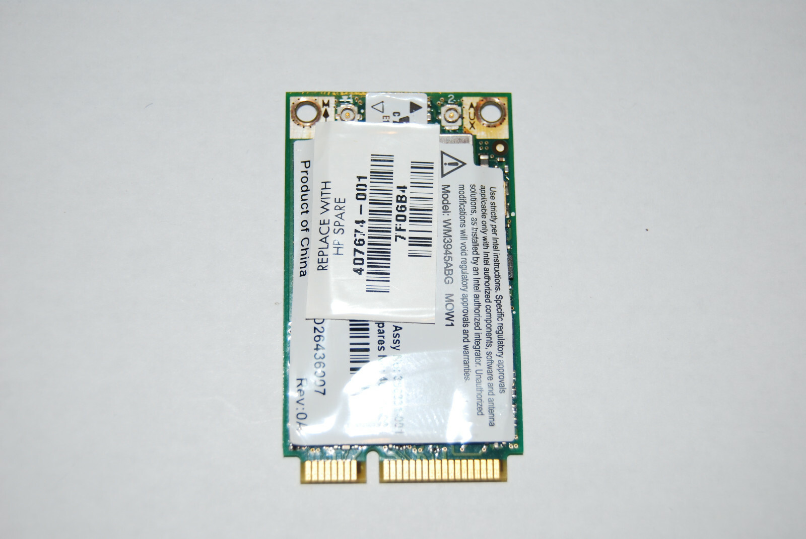 HP/Intel WM3945ABG 396331-001 407576-001 407674-001 laptop WiFi card