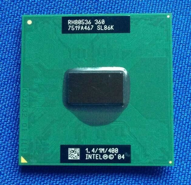 [USED WORKING] Intel Celeron M 360 CM360 1.4G 1M 400 SL8K7 SL8ML SL86K CPU