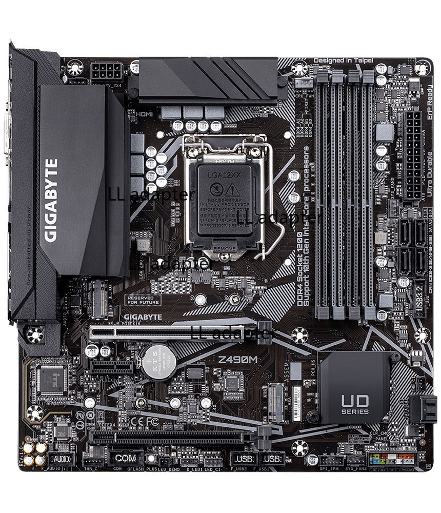 GIGABYTE Z490M Intel Z490 DDR4 LGA 1200 10 11Th Micro ATX Motherboard Tested