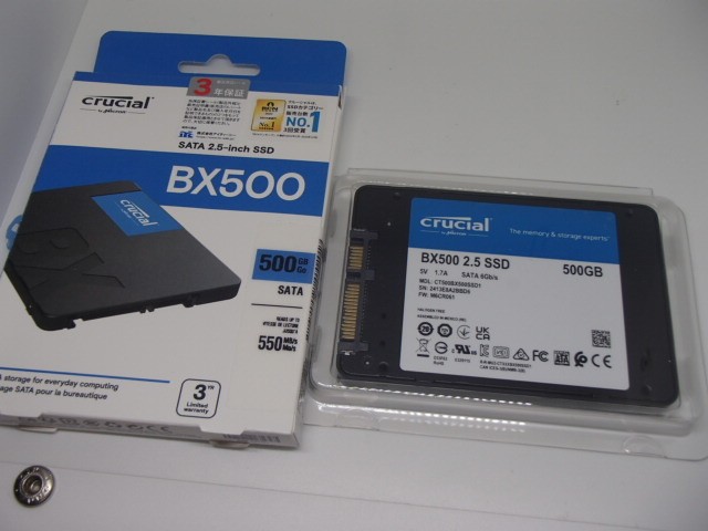 Crucial BX500 500GB 2.5 inch SATA III SSD Solid State Drive CT500BX500SSD1