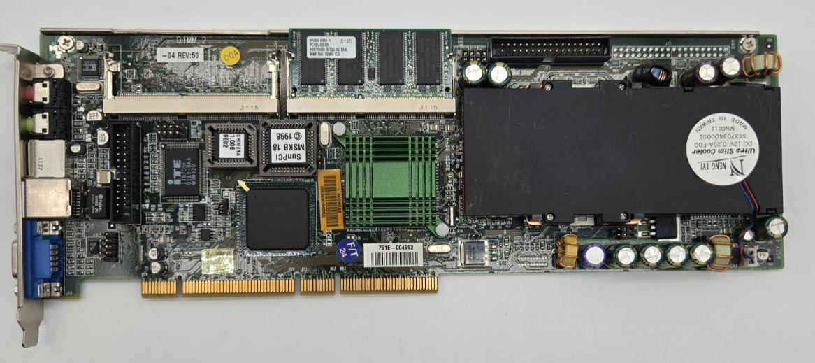 Sun Microsystems 375-0131 X2131A SunPCi II 600MHz PCI Co-Processor Card