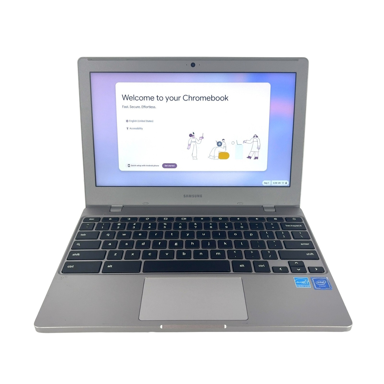 Samsung Chromebook 4 11.6" HD 1.1GHz Celeron 4GB RAM 32GB eMMC Intel UHD 600