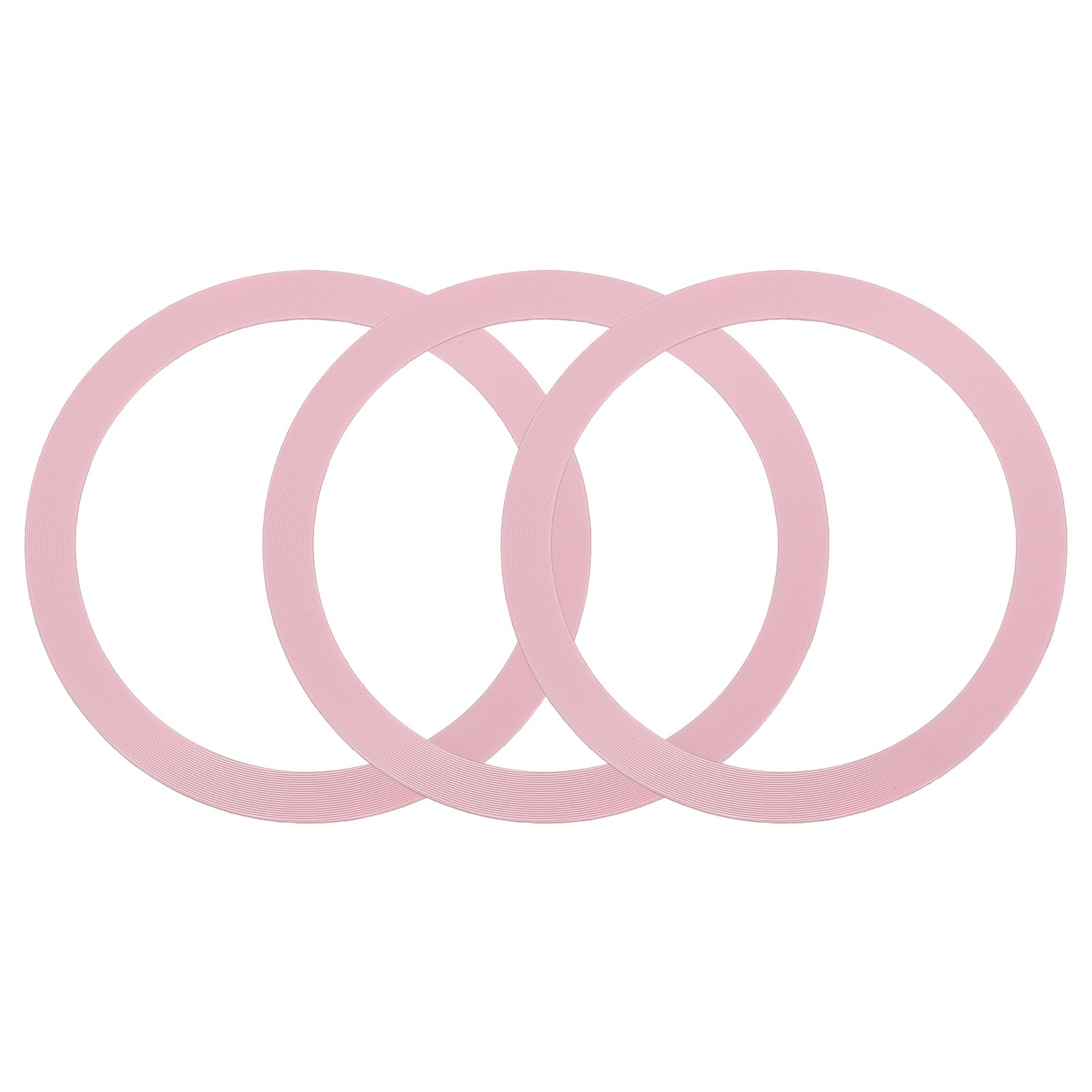3Pcs Magnetic Adapter Ring Magnetic Wireless Charger Conversion Kit Pink