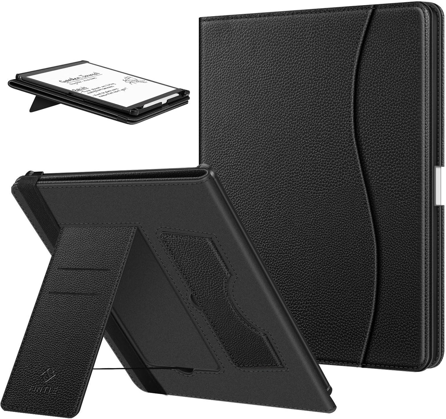 Stand Case for 11" Kindle Scribe (3rd Gen 2025) PU Leather Foldable Stand Cover