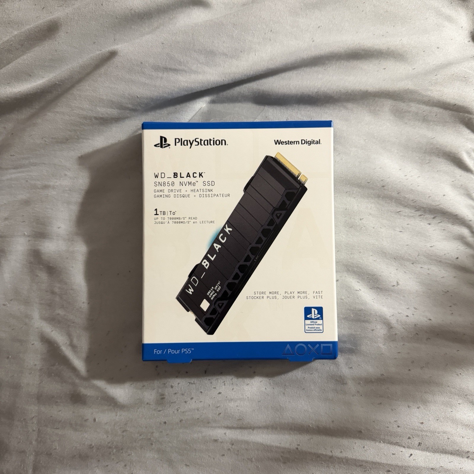 WD_BLACK SN850P 1TB NVMe M.2 Internal SSD Heatsink for PS5 7,300MB/s