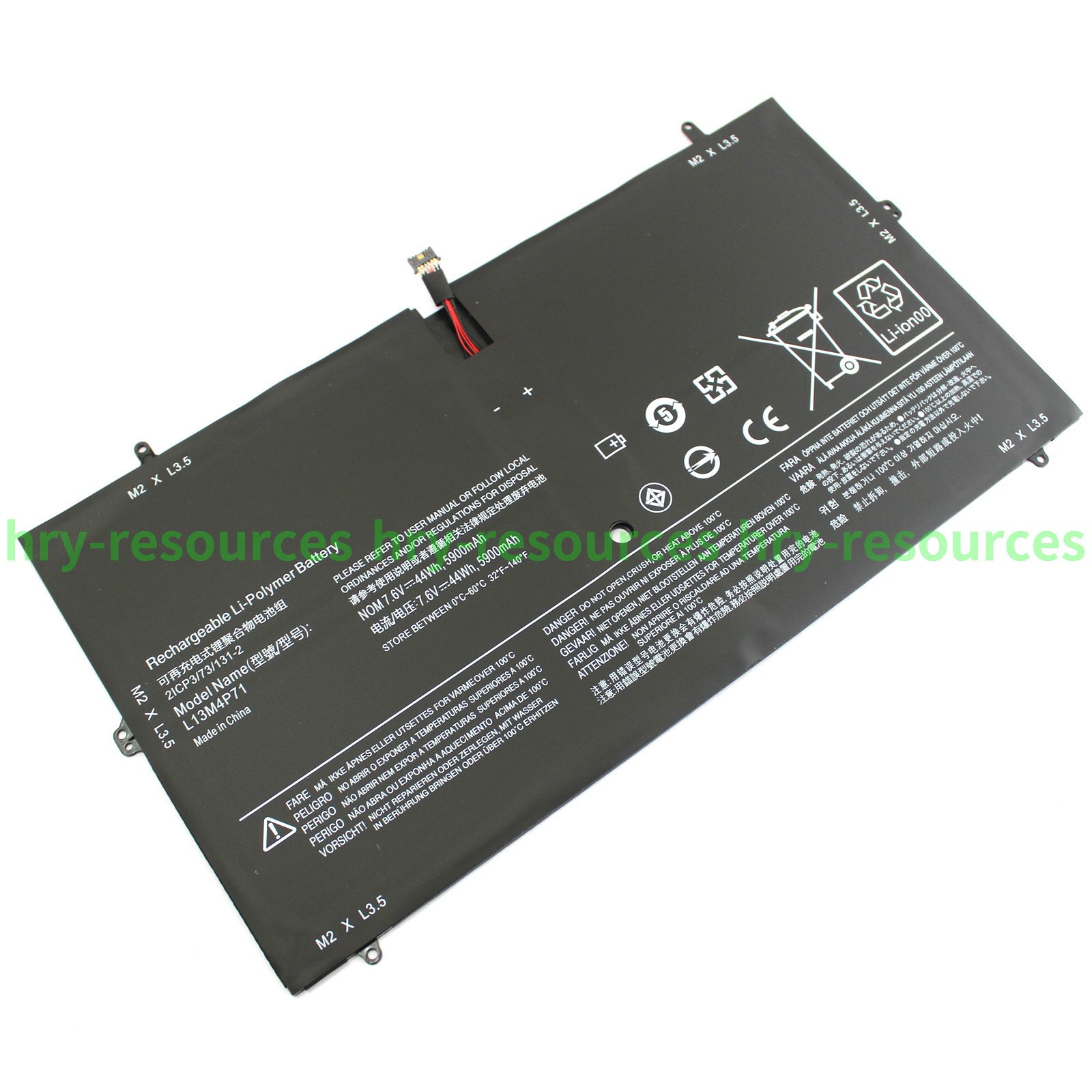 New L14S4P71 L13M4P71 Laptop Battery for Lenovo Yoga 3 Pro 1370 5Y71 5B10K10181