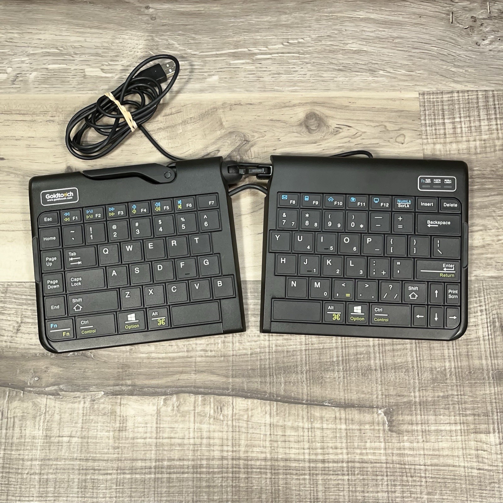 Goldtouch Sk-2721 Adjustable Portable Ergonomic Keyboard For Pc & Mac