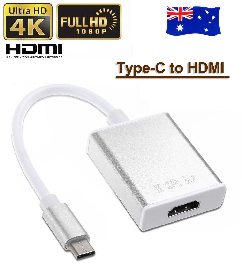 USB 3.1 Type-C to HDMI Adapter Audio Video 4K HD For Samsung Galaxy Z Flip 4K*2K