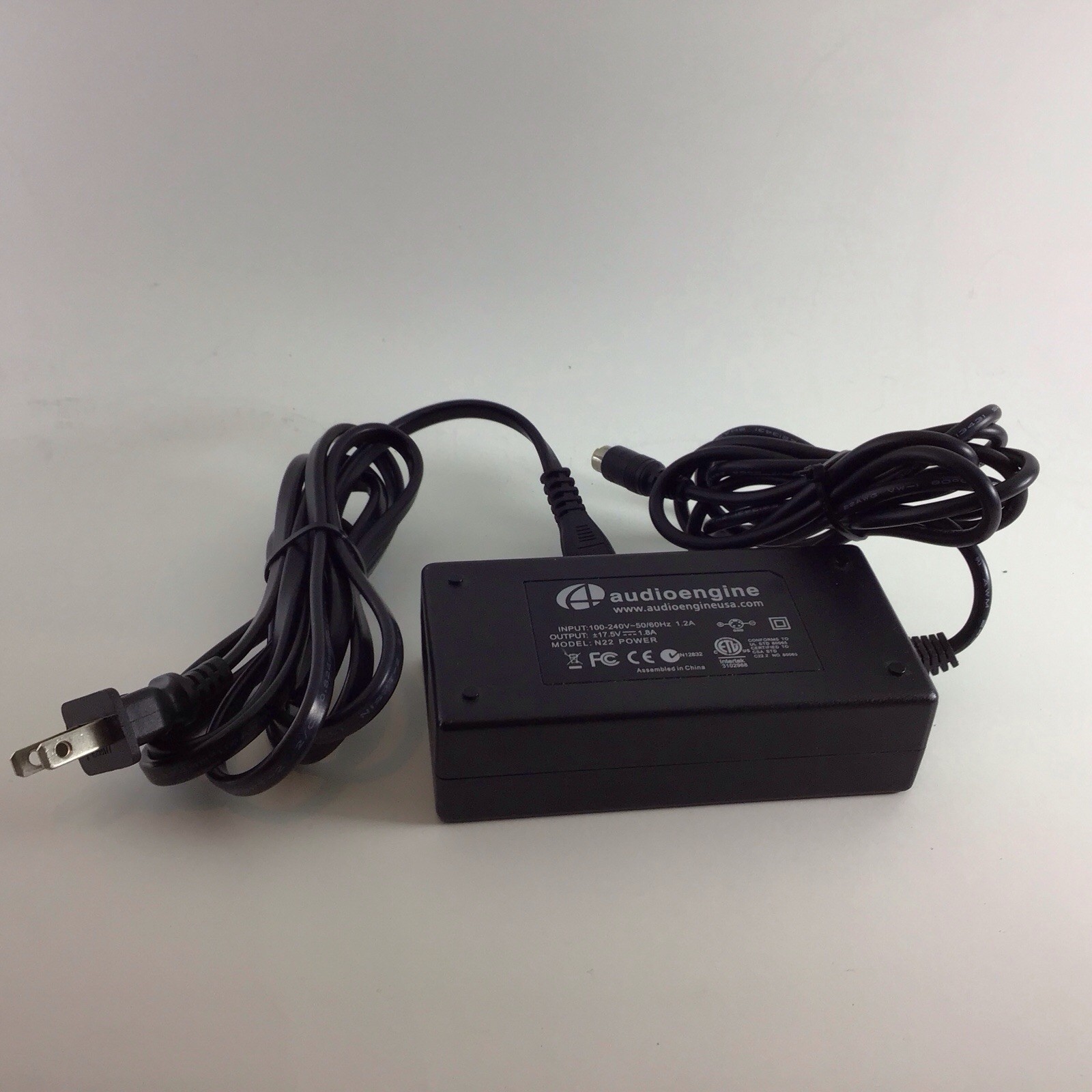 Genuine Audioengine A2 or N22  Power Supply Adapter AC Cord Replacement TESTED