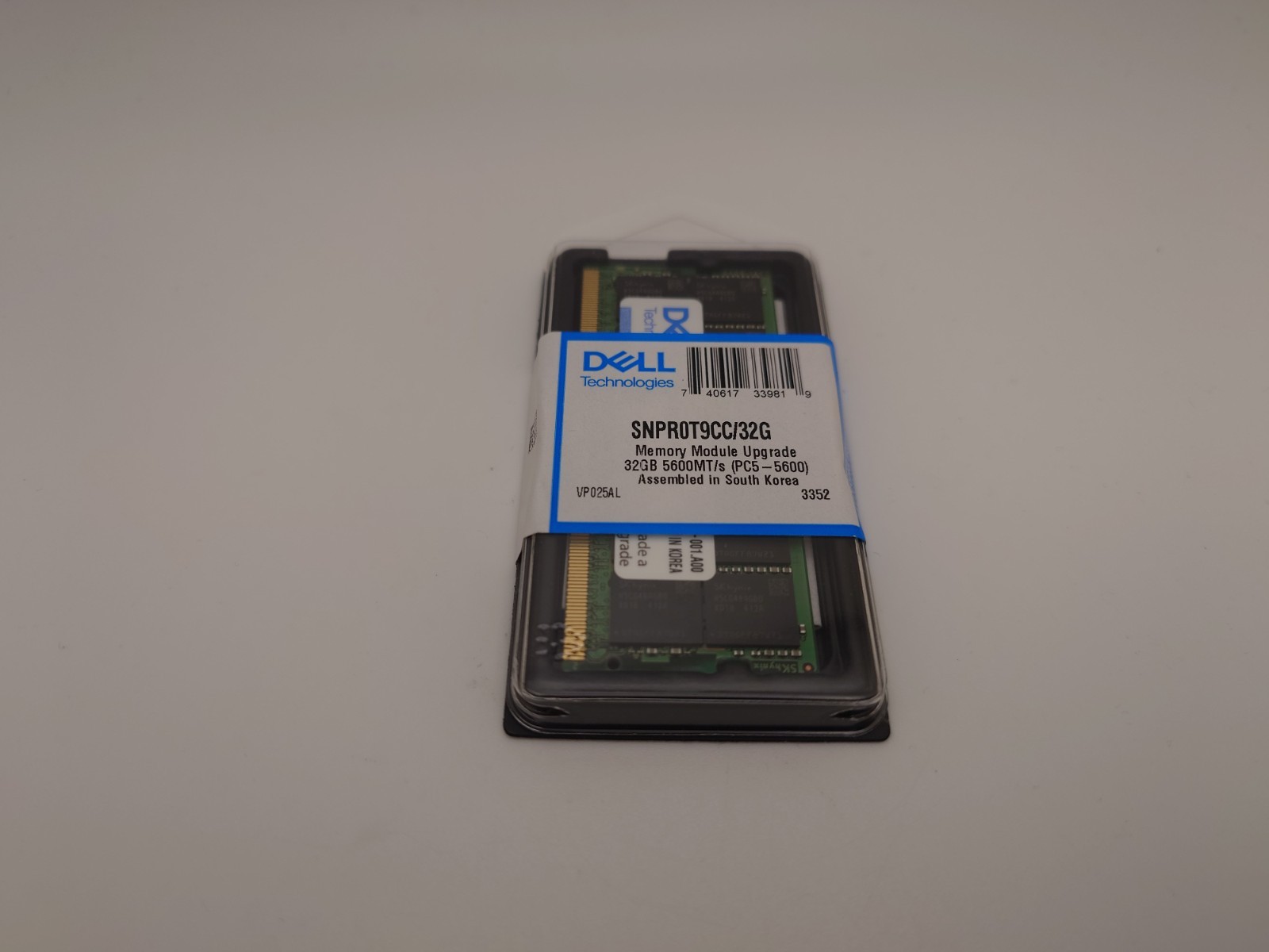 Dell SNPR0T9CC/32G 32GB DDR5 5600MHz SO-DIMM PC5-5600 Laptop RAM New Sealed