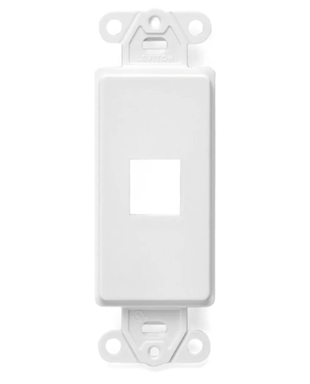 2-Pack, Leviton 41641-W QuickPort Decora Insert, 1-Port, White