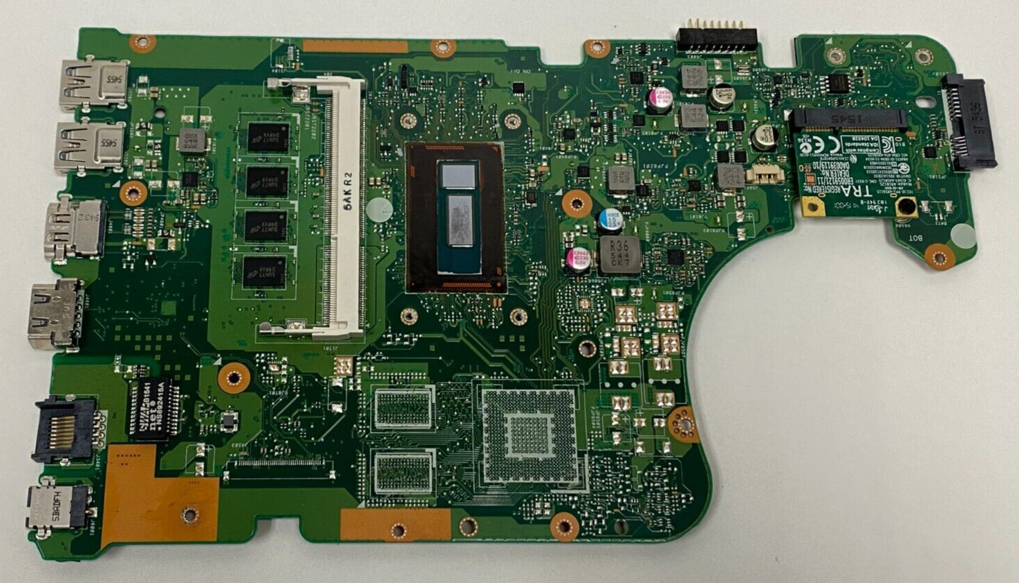 Asus X555L X555LA Intel i3-5020U 2.2GHz 4GB Motherboard 60NB0650-MBAB00 *TESTED*