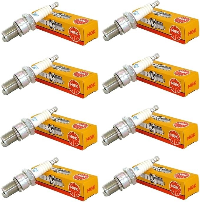 Set (8pcs) NGK V-Power Spark Plugs Stock 2771 Nickel Core Tip Standard 0.040in