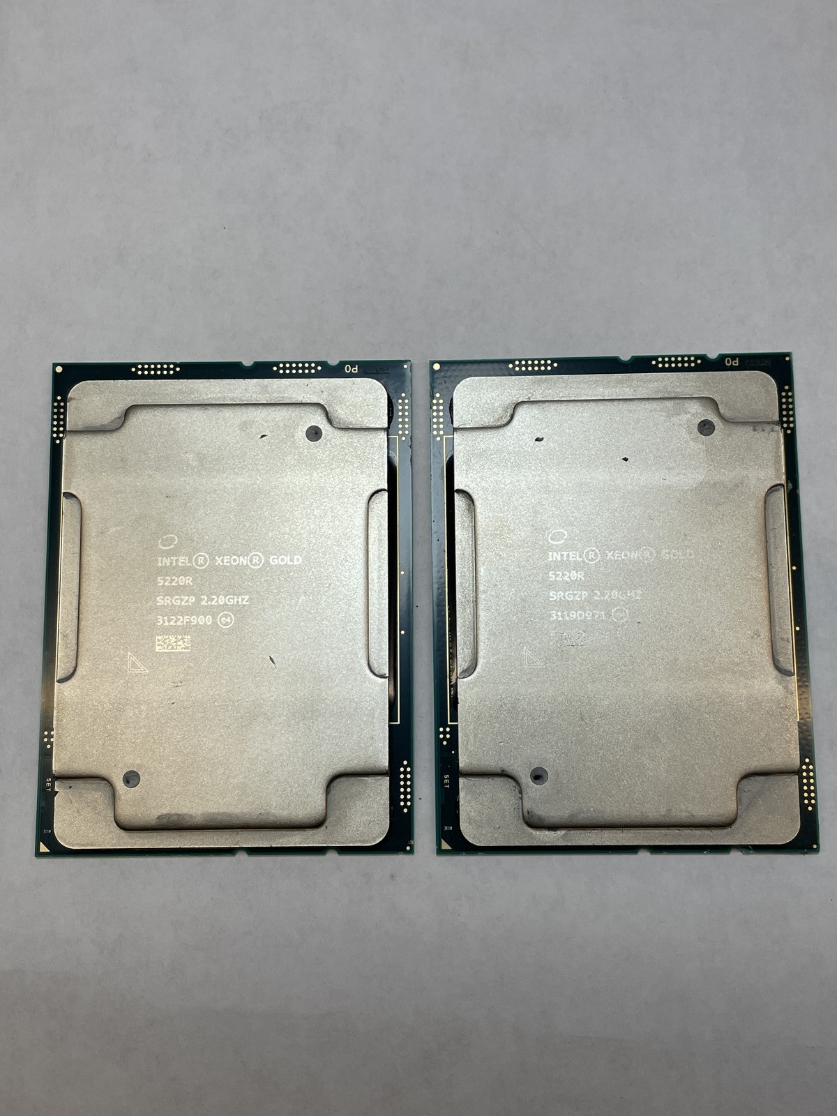 Matching Pair Intel Xeon Gold 5220R SRGZP 24-Core 2.20GHz 35.75MB LGA3647 CPU